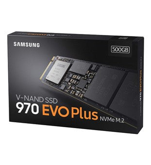Samsung Disque dur interne 970 EVO Plus MZ-V7S500BW | Disque SSD Interne NVMe M.2, 500 Go, Jusqu'à 3 500Mo/s en lecture Samsung Disque dur interne 970 EVO Plus MZ-V7S500BW | Disque SSD Interne NVMe M.2, 500 Go, Jusqu'à 3 500Mo/s en lecture